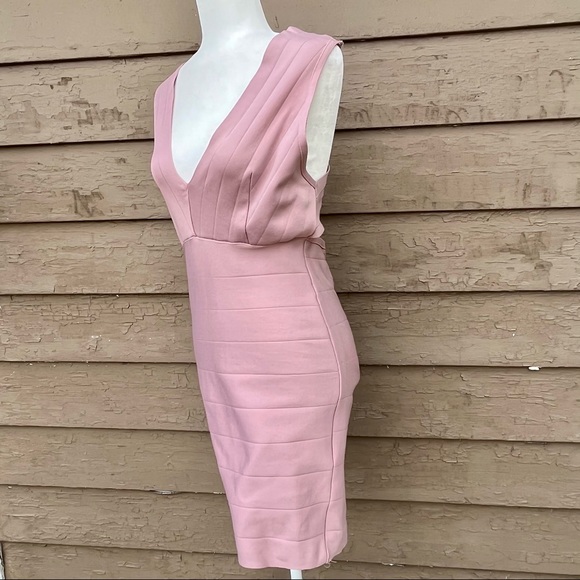 Fashion Nova mauve bandage bodycon dress! - Picture 4 of 7
